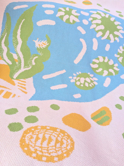 "Tide Pool" Throw Blanket