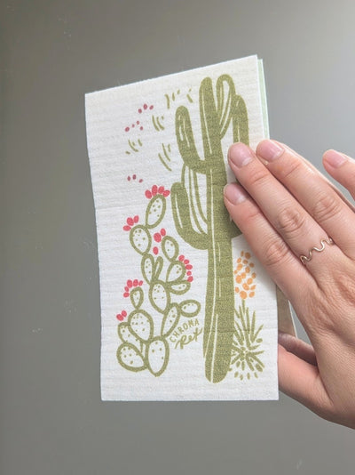 "Cacti" Sponge Cloths SET OF 3