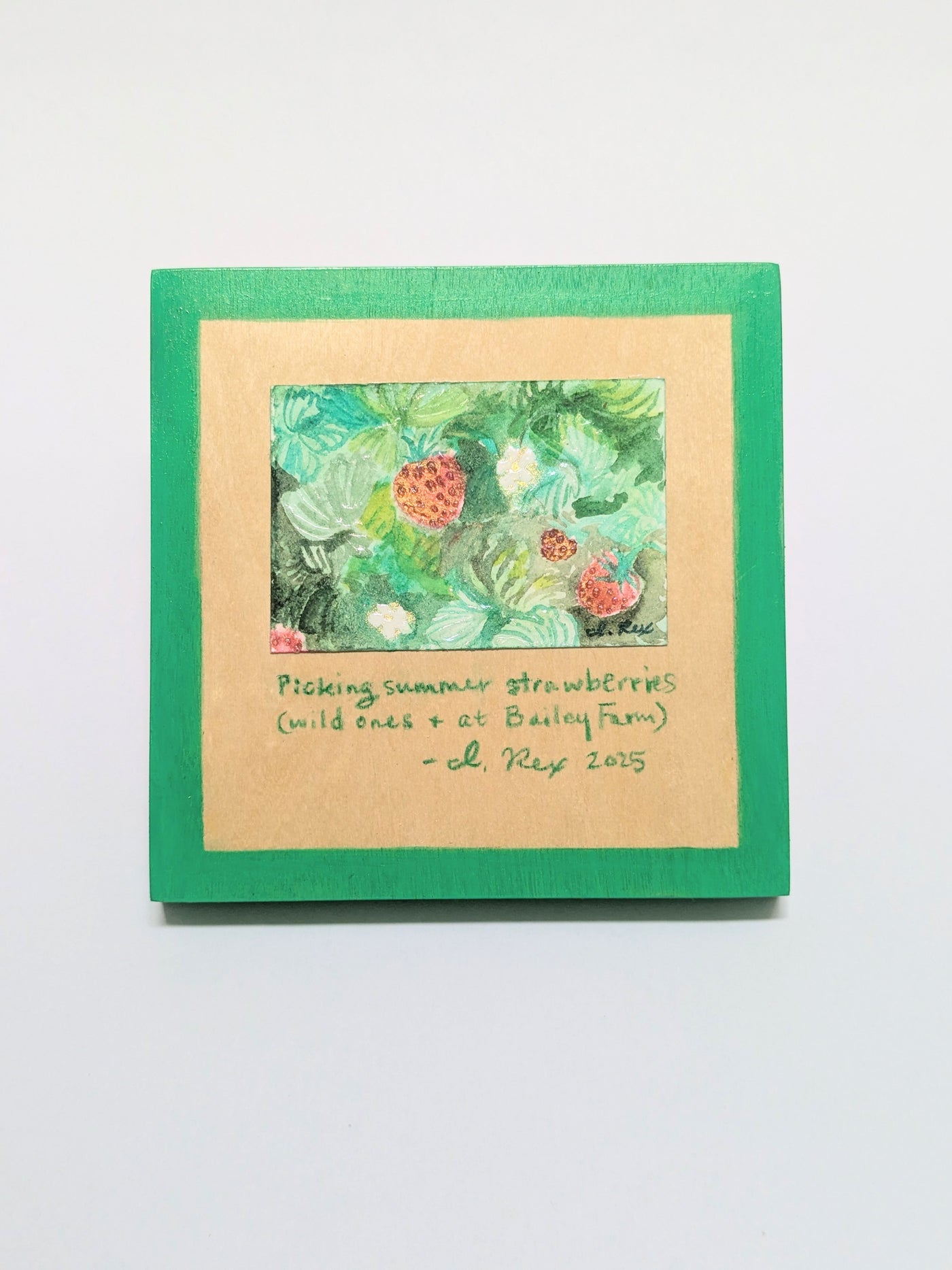 ORIGINAL - "Summer Strawberry Picking"