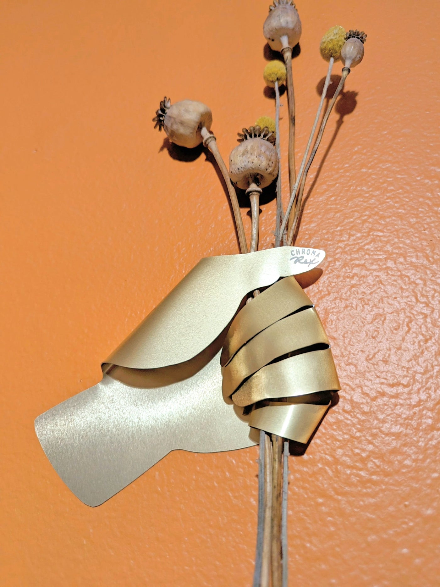 "Hand-Picked" Wall Vase