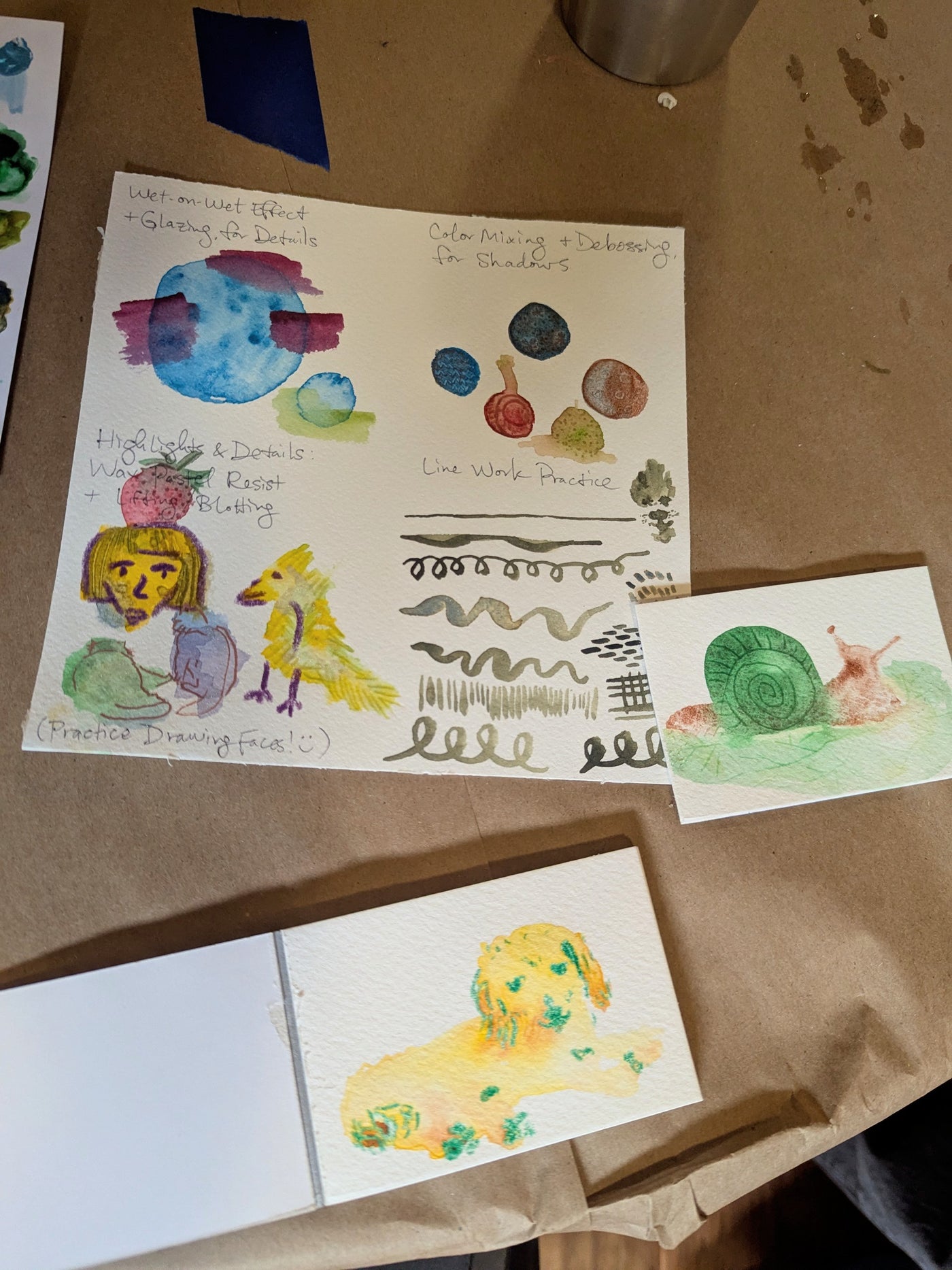 Watercolor Workshop at And Arlen