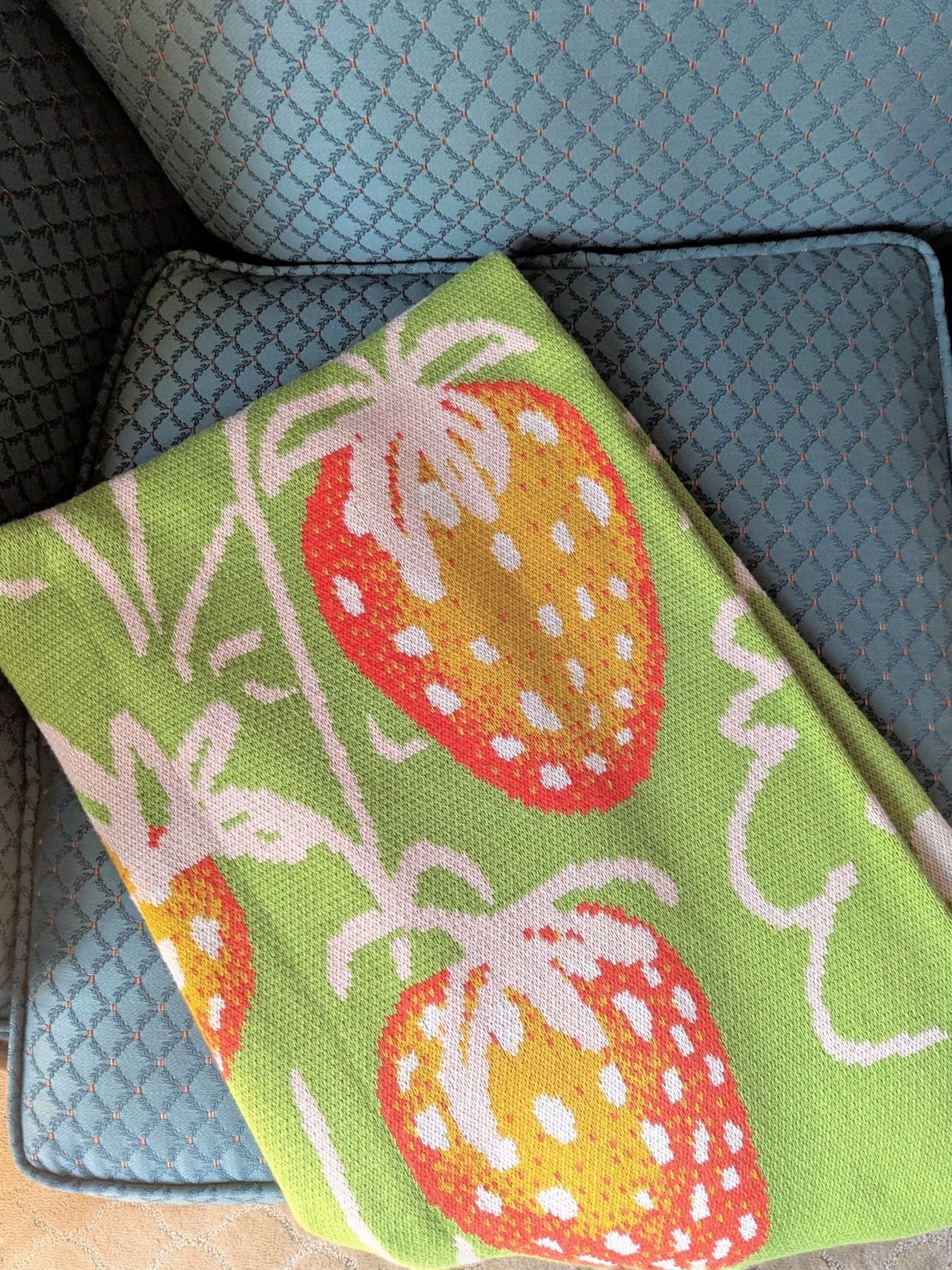 "Strawberry" Throw Blanket