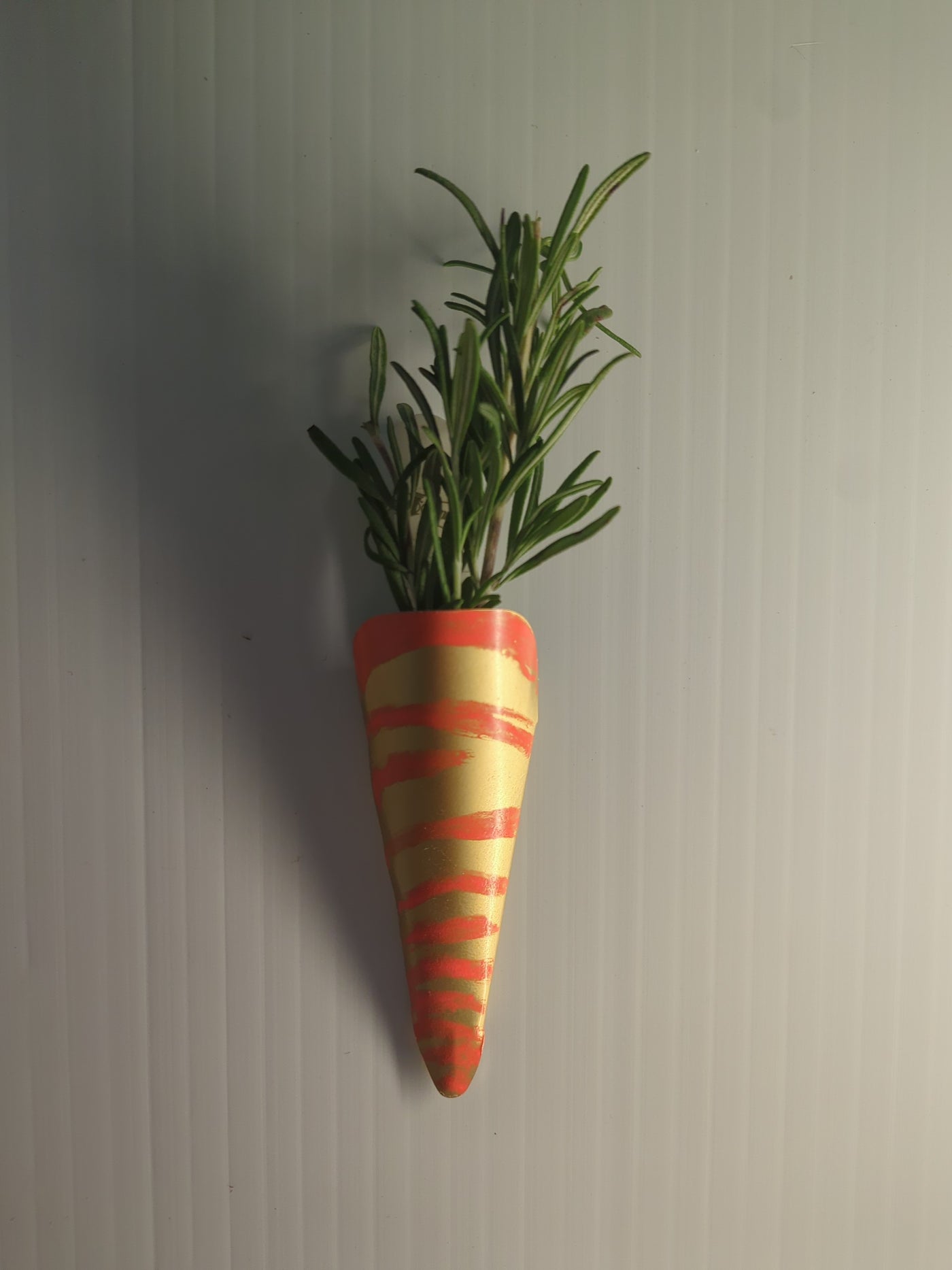 Carrot Wall Vase