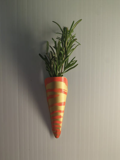 Carrot Wall Vase
