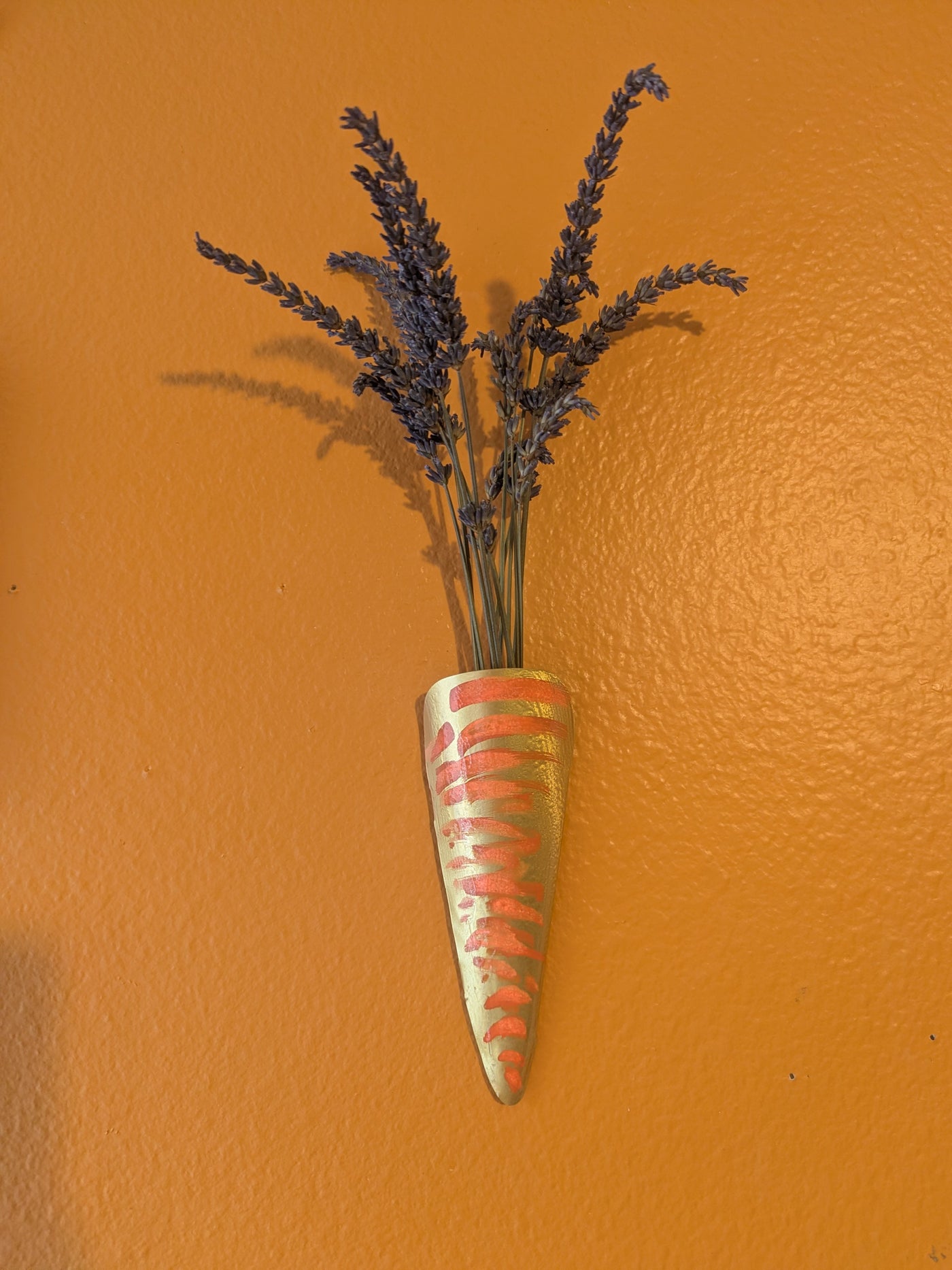 Carrot Wall Vase
