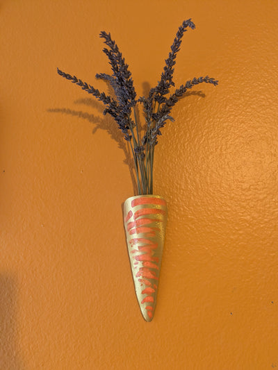 Carrot Wall Vase